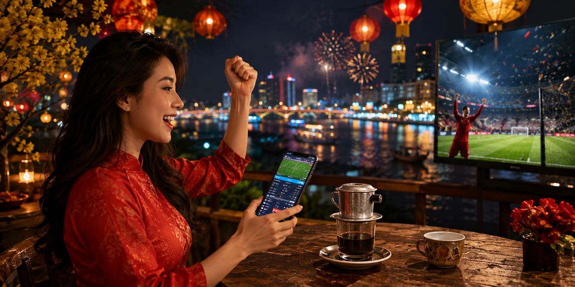 Người dùng vùng Mekong xem kèo cá cược thể thao trên điện thoại